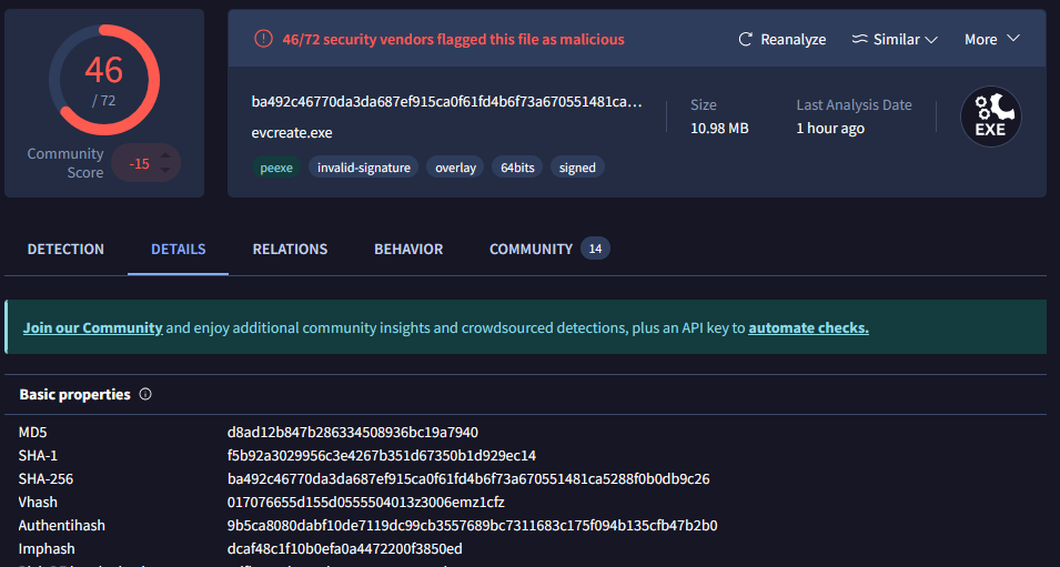 imphash_virustotal